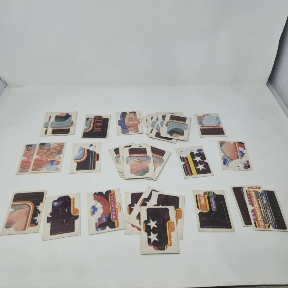 1984 Donruss Diamond King Duke Snider Puzzle Lot - Partial Set - Assorted Dupes